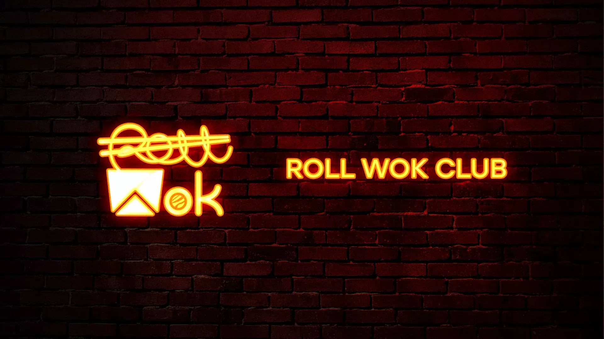 Разработка интерьерной вывески суши-бара «Roll Wok Club» в Талдоме